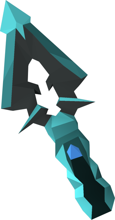 The Hailstorm Dagger Is A Weapon Used In The Dungeoneering - Runescape Frostbite Dagger (382x727)