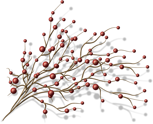 Wg-19 - Winter Greenery Clipart (493x400)