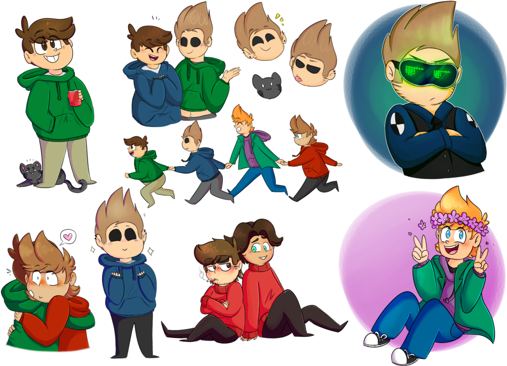Eddsworld Dump By Westiefest - Eddsworld Characters (1046x763)