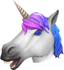 Rainbow Unicorn Mask - H1z1 (440x320)