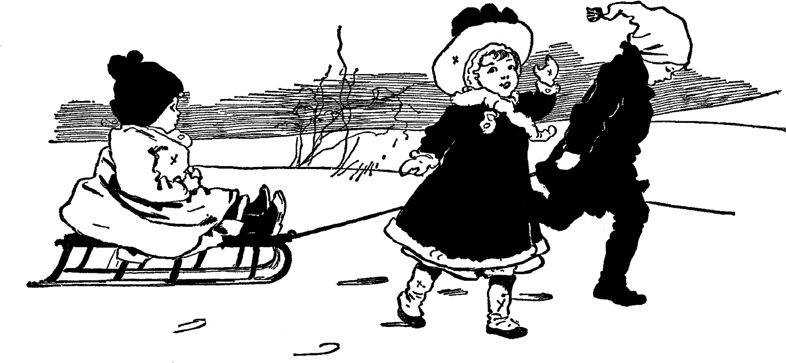 This Is A Perfect Winter Image For The Front Of A Christmas - Cartoon (1600x781)