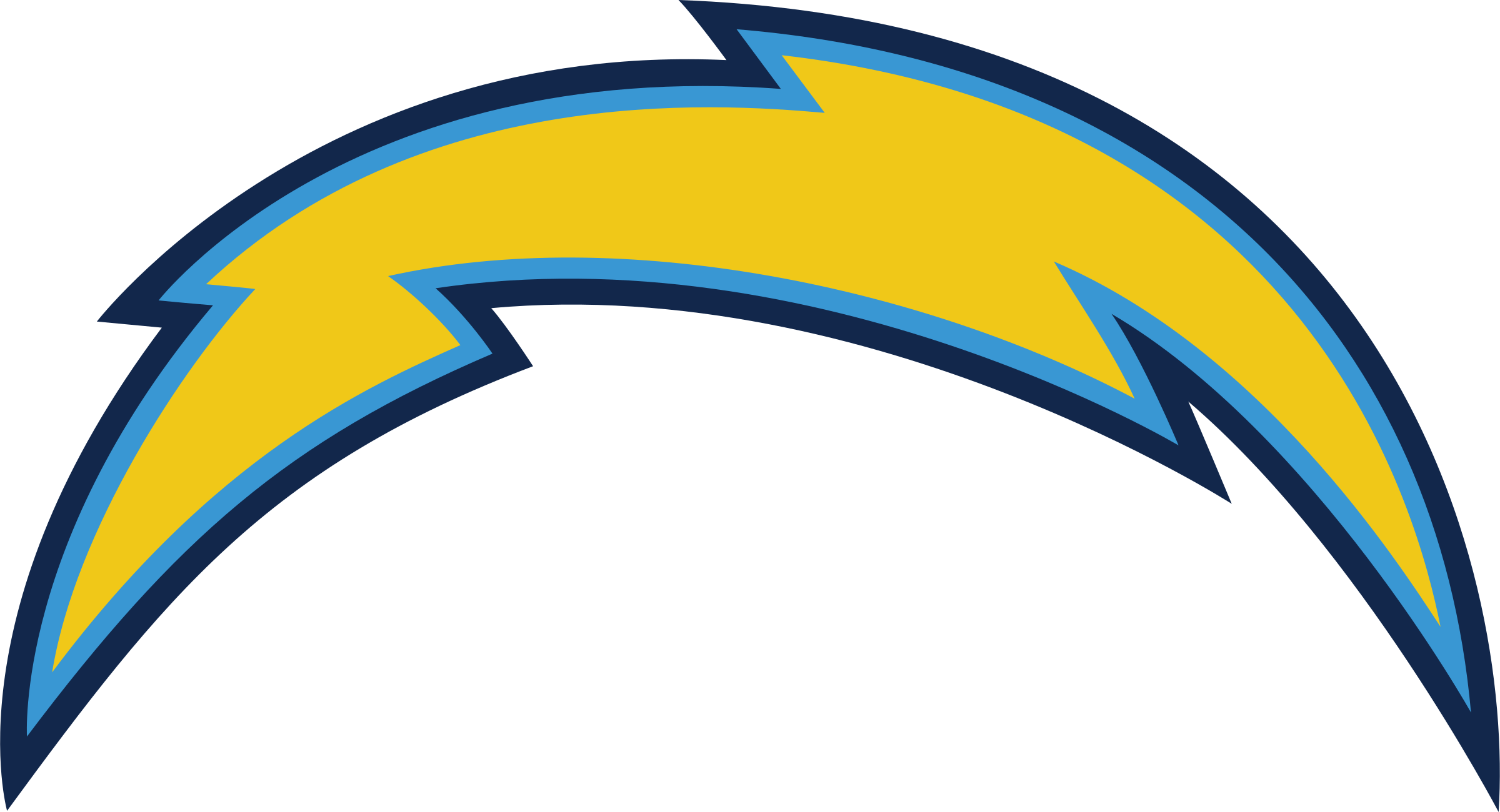 San Diego Chargers Logo Png Transparent & Svg Vector - San Diego Chargers Logo Png (2400x1300)