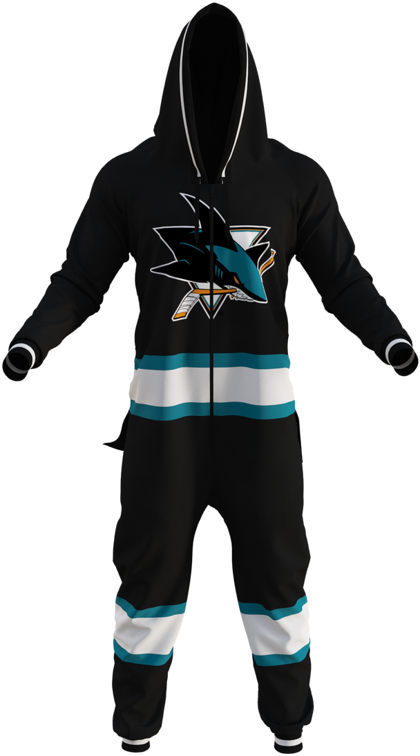 San Jose Sharks Team Onesie - Pittsburgh Penguins Hockey Sockey (1280x1280)