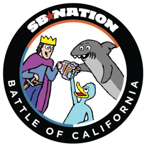 Battle Of California Los Angeles Kings, Anaheim Ducks - Sb Nation (400x320)