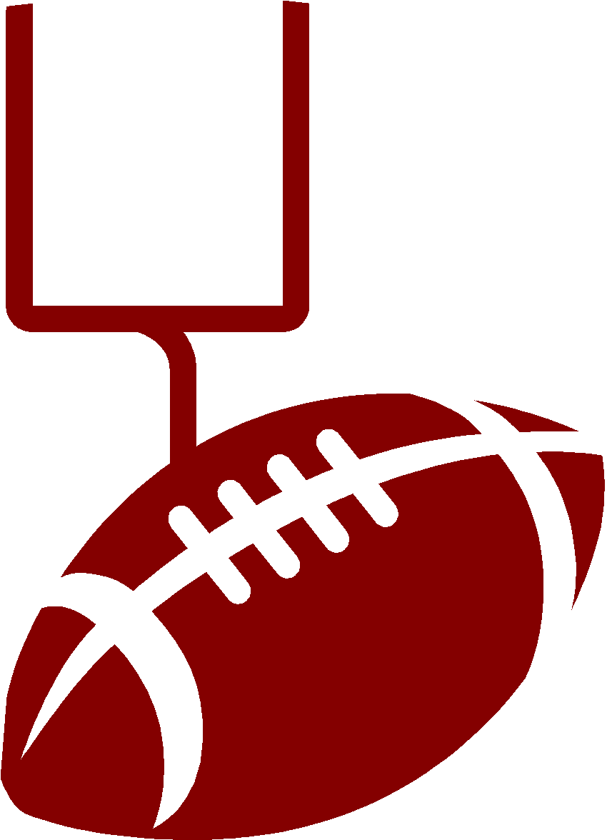 Powder Puff Football Clipart - Football 1st Birthday Yard Sign (850x1176)