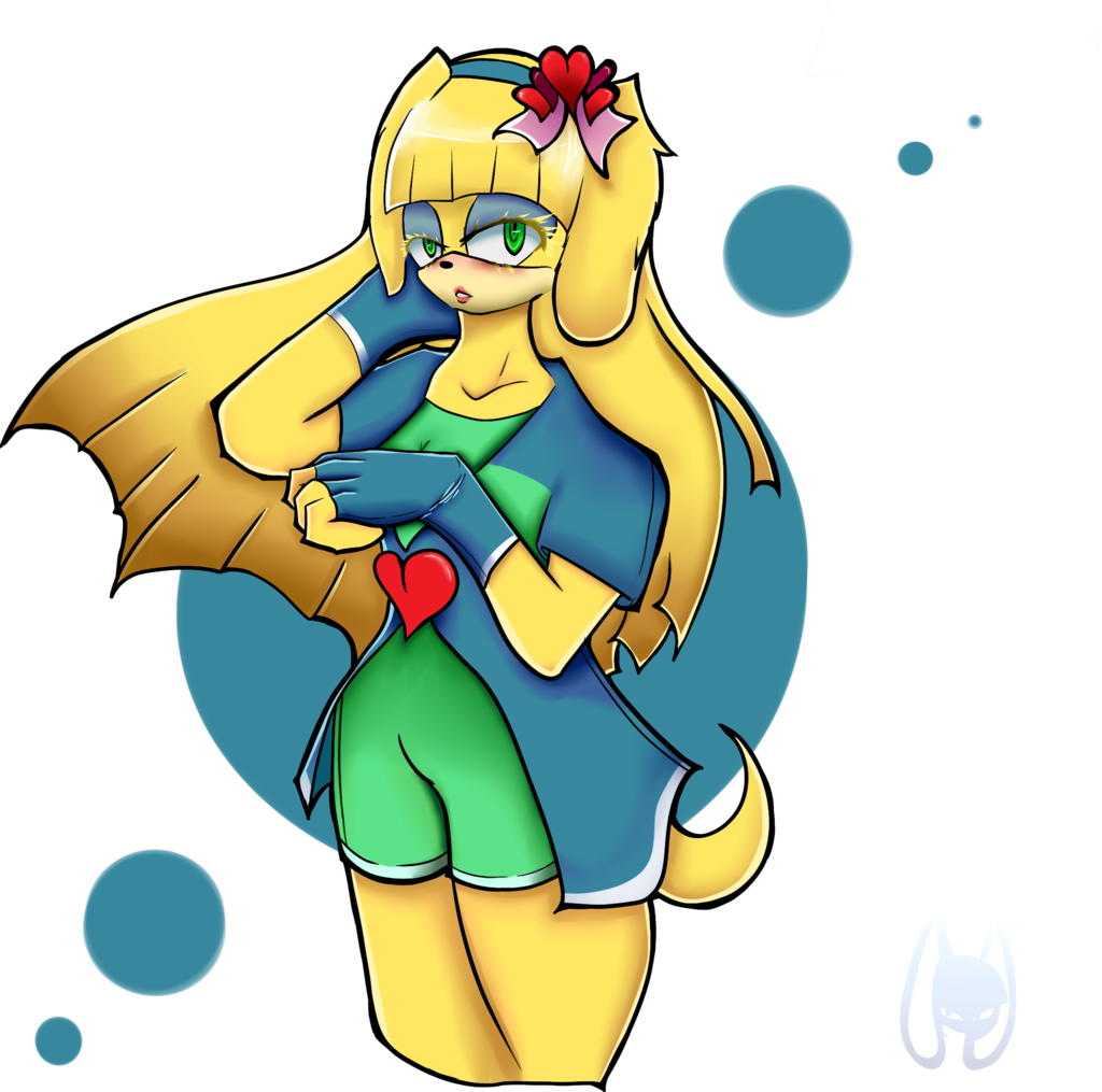 Lilana The Golden Retriever By Pomegrandeur - Cartoon (1024x1015)