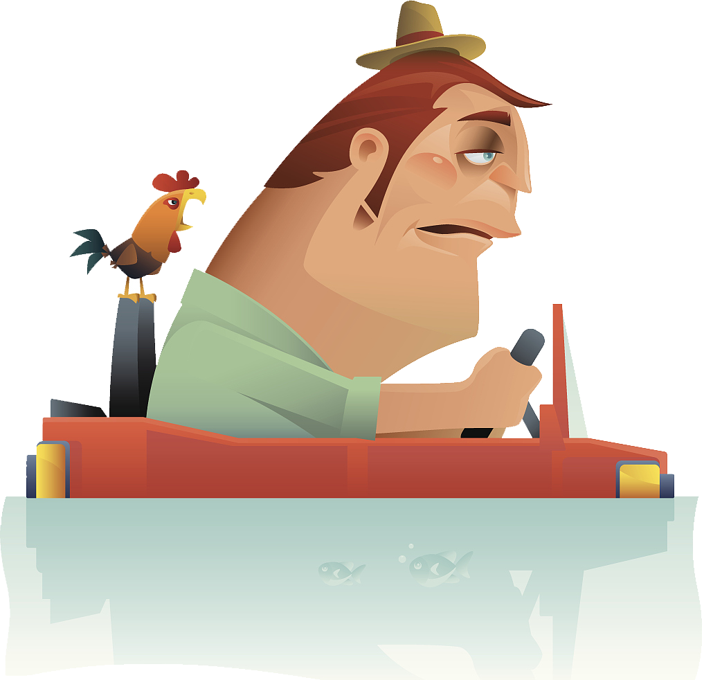 Illustration Fatigue Driving Fatigue - Illustration Fatigue Driving Fatigue (1017x982)