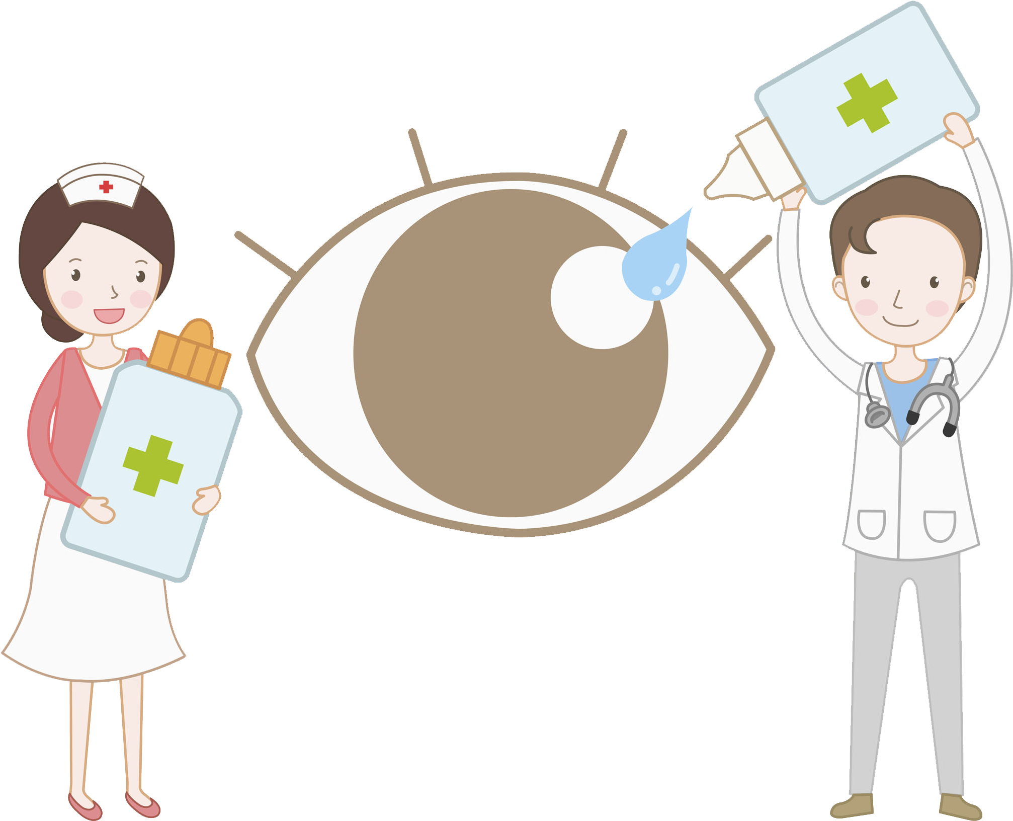 Red Eye Glaucoma Fatigue Stye - Eye Doctor Cartoon (2014x1735)