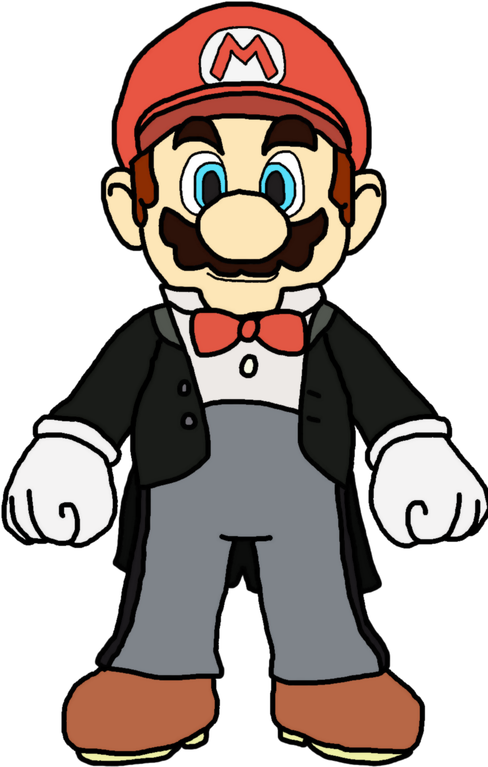 Conductor By Katlime Mario - Katlime Deviantart Mario (955x1628)