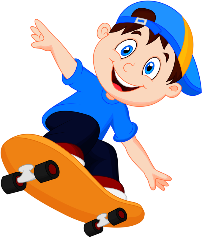 Фото, Автор Soloveika На Яндекс - Skateboarding Cartoon (693x800)