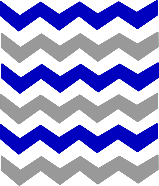 Zig Zag Clip Art - Transparent Zig Zag Stripe (510x597)
