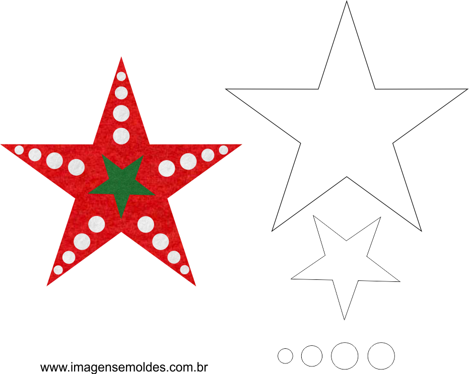Molde De Natal Para E - Stencils Of A Starfish (931x743)