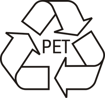 Recycle, Recycling, Logo, Pet, Symbol - Pet Recycle Logo (363x340)