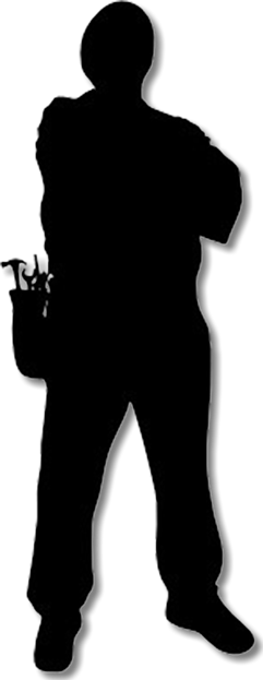 Silueta De Hombre Gordo (241x623)