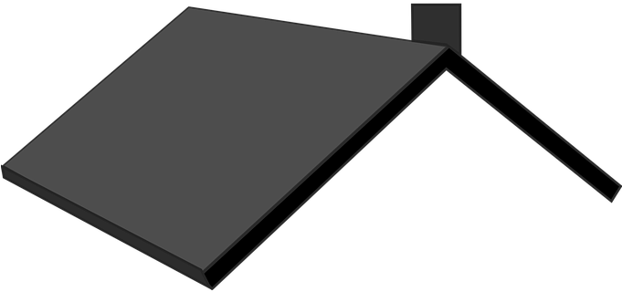 Roof Ceiling Covering Cover Grey Building - House Roof Clip Art (680x340)