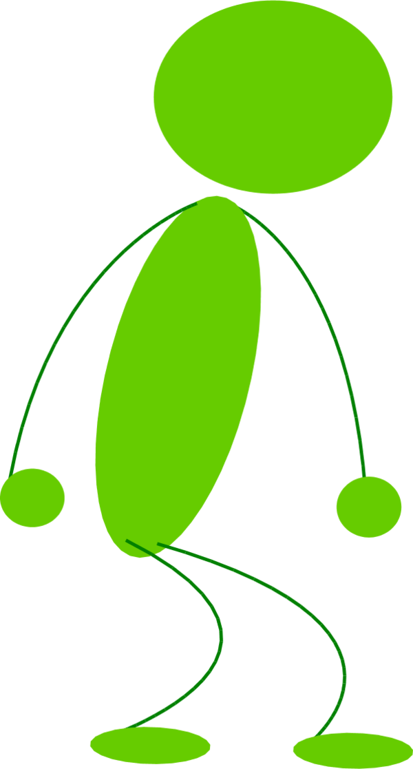 Vector Clip Art - Stickman Sitting Down (600x1117)