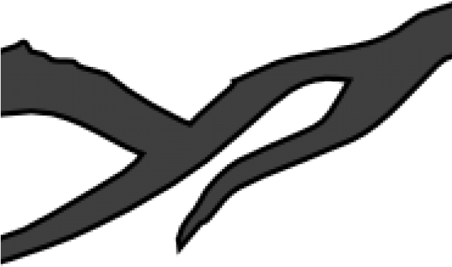 Mountain Clipart Snowing - Mountain Outline (640x480)