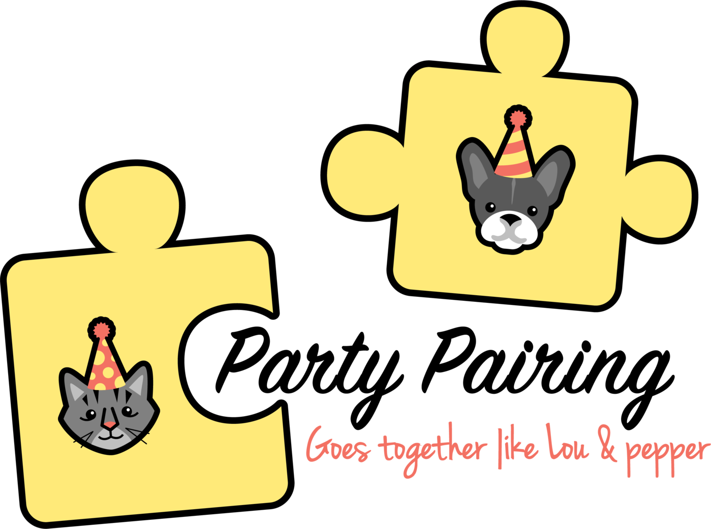 Party Pairing Alert - Outline (1399x1041)
