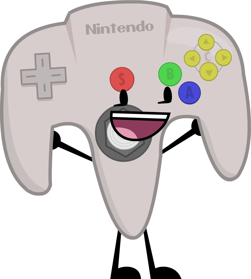 N64 Controller Pose By Arrowartist - Nintendo 64 Controller (848x942)