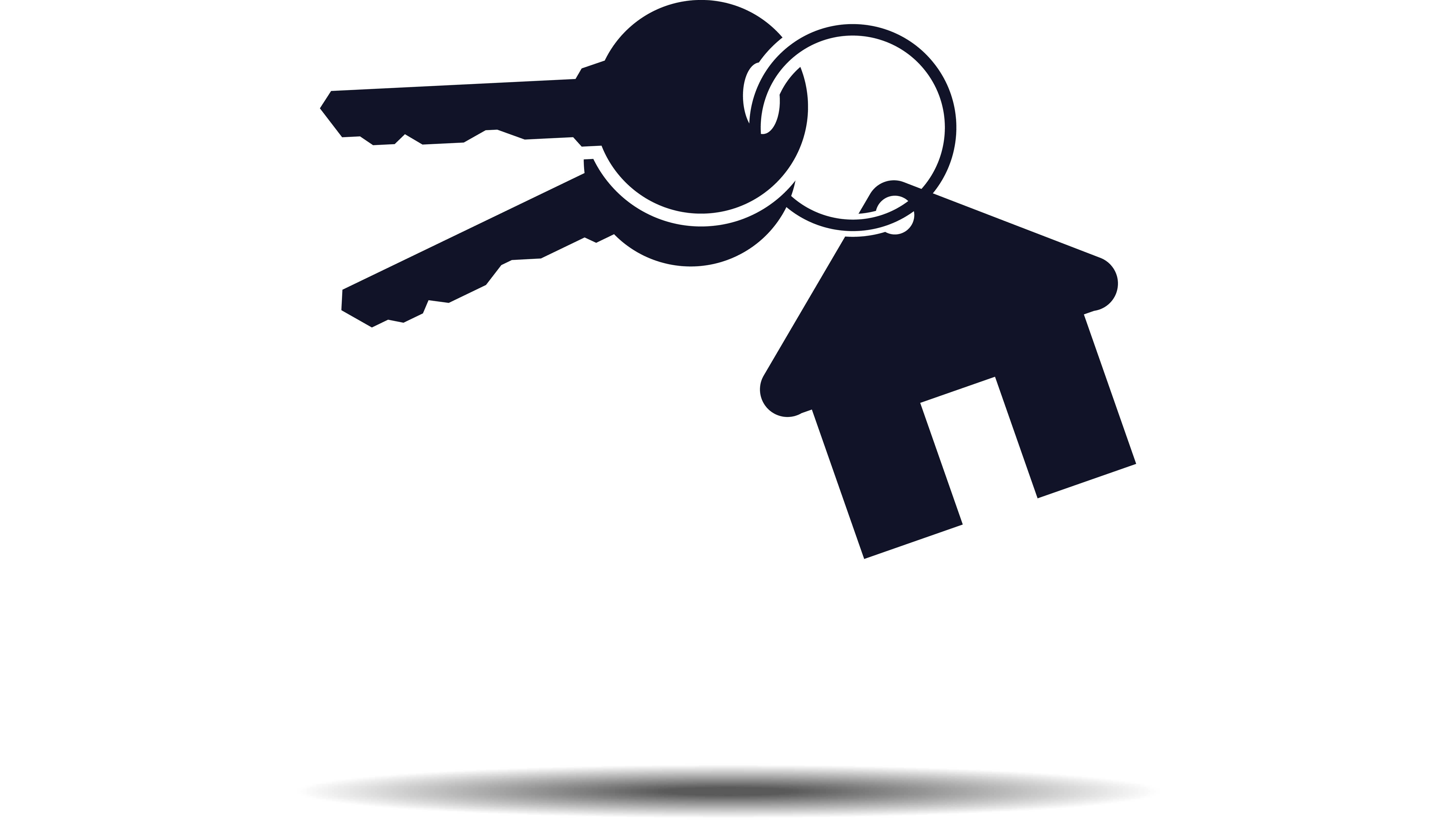 House Key Png - Llaves Vector Png (5965x3435)