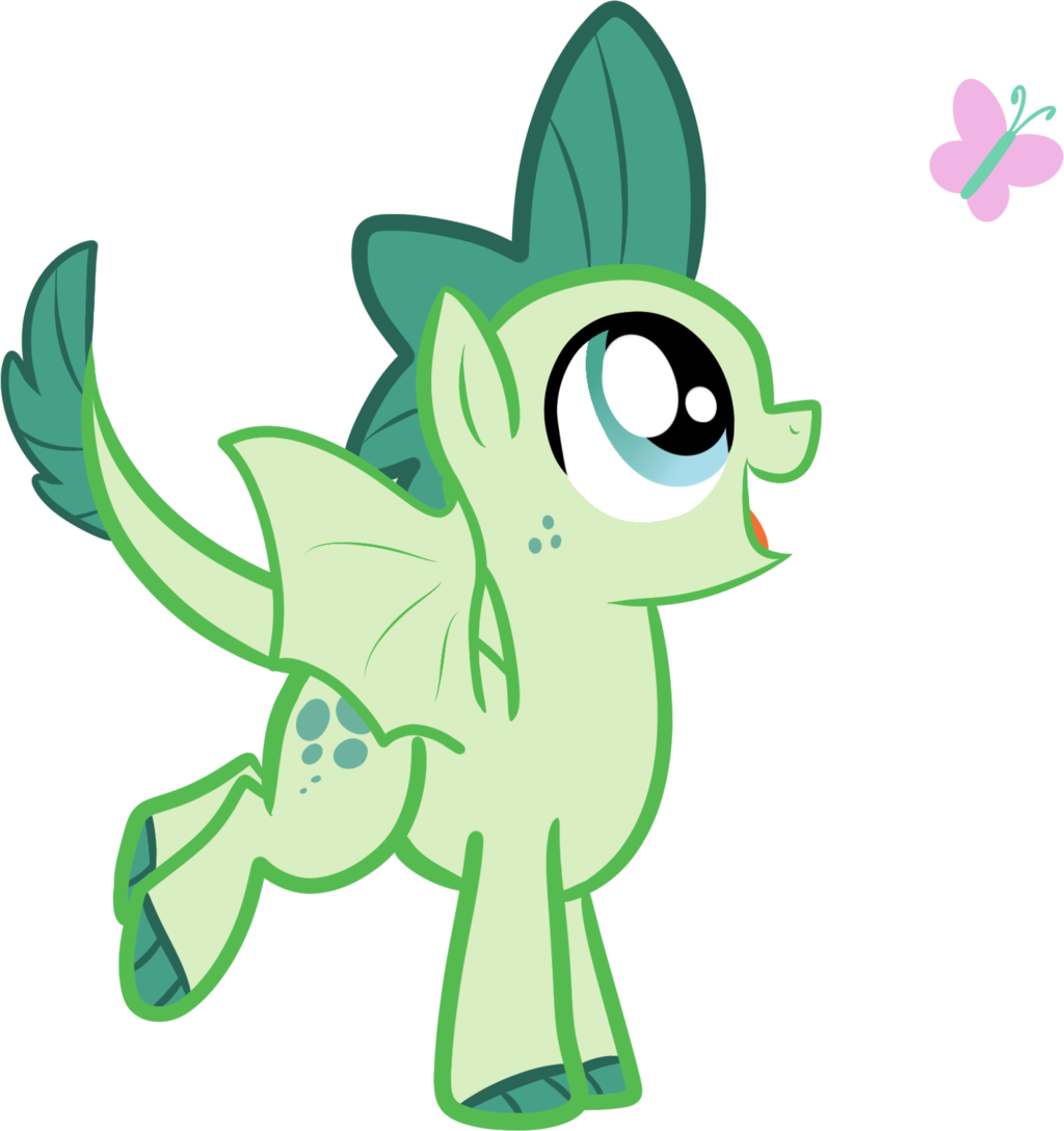 Pony Deviantart Horse Green - Cartoon (1024x1088)