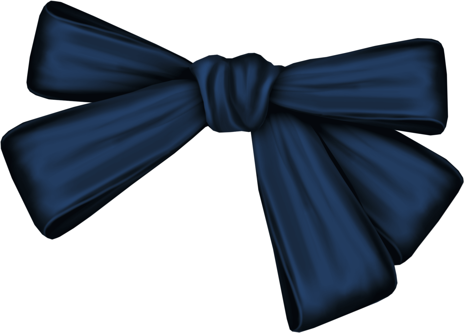 Dark Blue Ribbon Clipart (1829x1339)