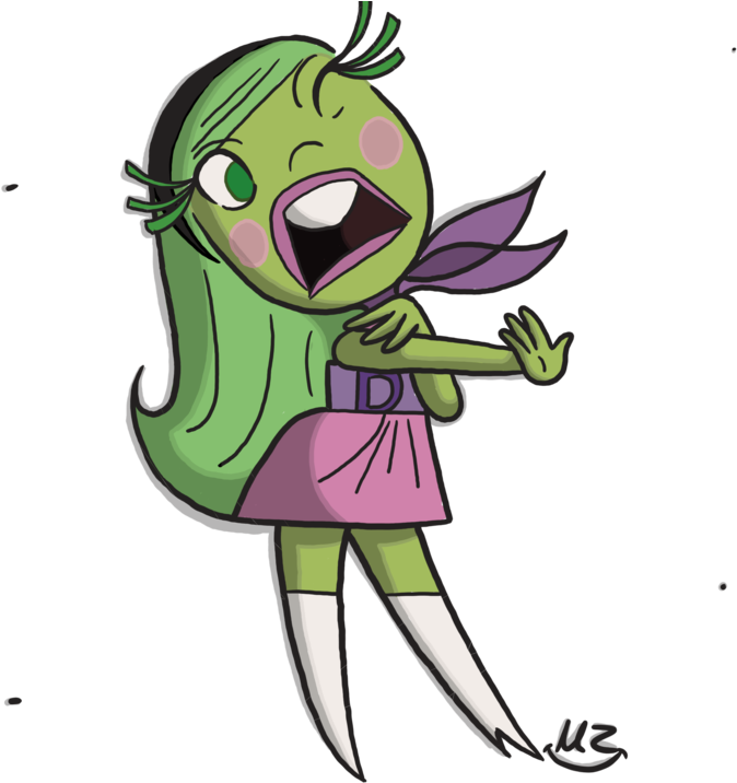 Disgust 90s-cartoon Style By 822peppermintpatty66 - Cartoon (1024x744)