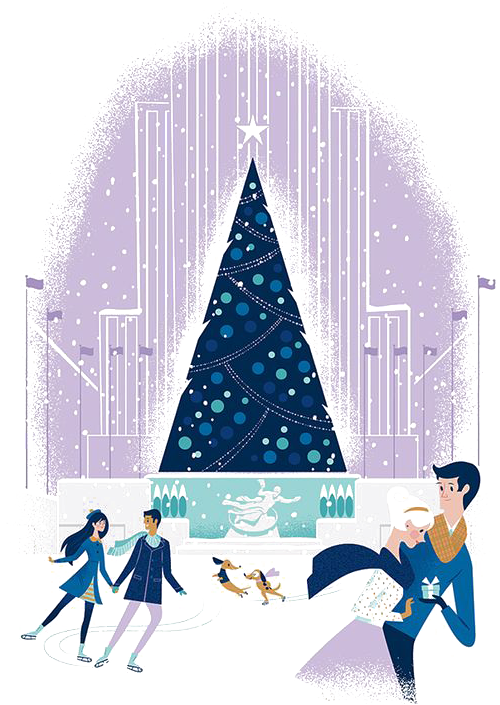 Christmas Advertising Campaign Illustration - Christmas Advertising Campaign Illustration (564x823)