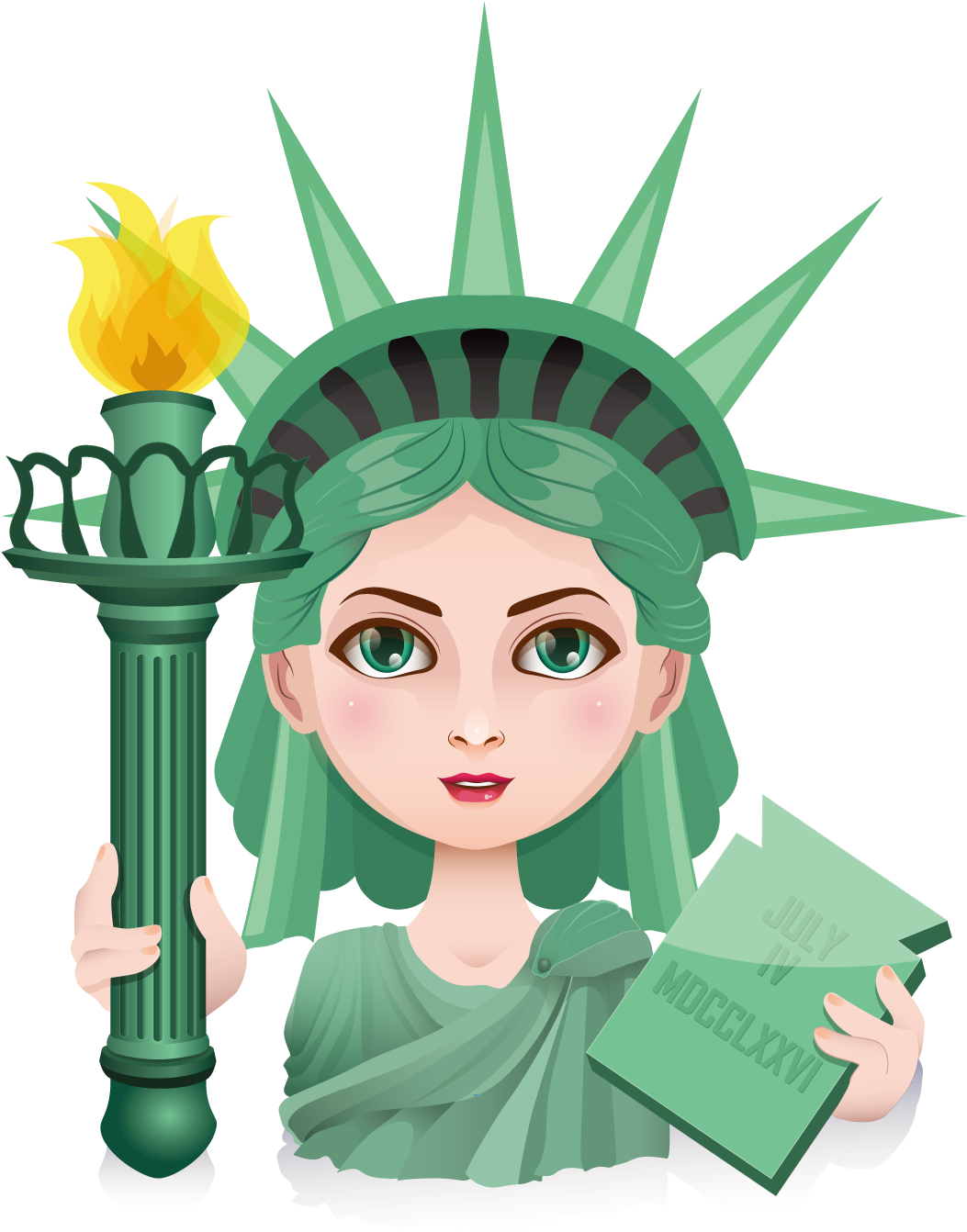 Statue Of Liberty Illustration - Statue Of Liberty Illustration (1600x1600)