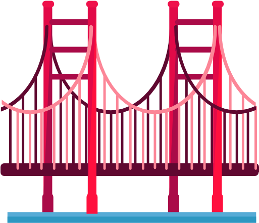 Golden Gate Bridge Free Icon - Golden Gate Bridge (512x512)
