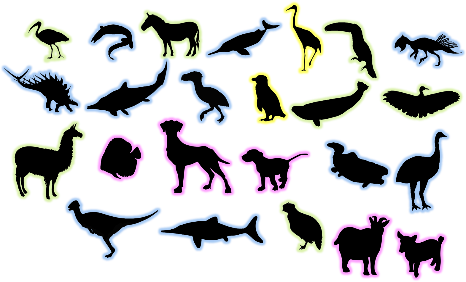 Boer Goat Outline - Silhouette (1585x961)