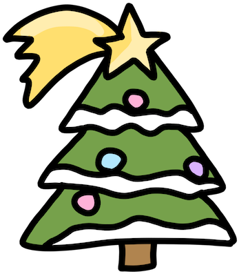 Xmas By Yeah Bunny Messages Sticker-7 - Christmas Tree (618x618)