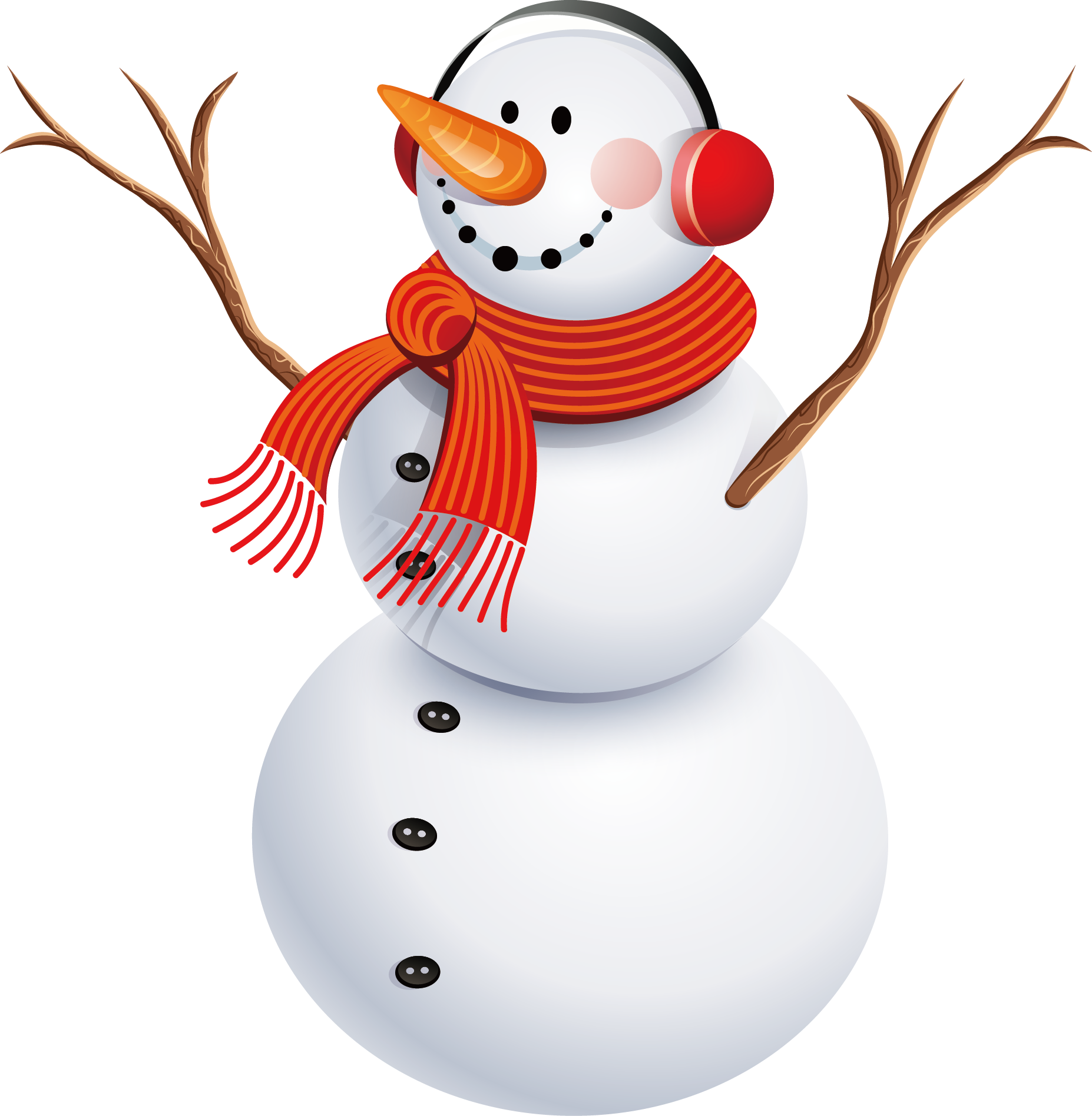 Snowman Christmas Clip Art - Snowman Christmas Clip Art (1854x1896)