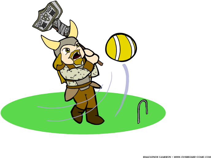 Killer Croquet Thor By The Author M On Clipart Library - Thor (800x650)