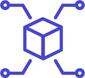 40% Companies Of Uk's Sandbox To Use Blockchain - Cube Icon Png (400x400)