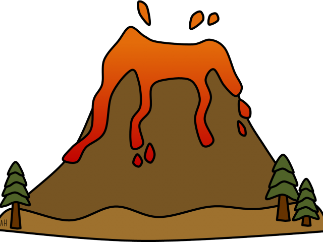 Animated Earthquake Cliparts - Volcano Clipart Png (640x480)