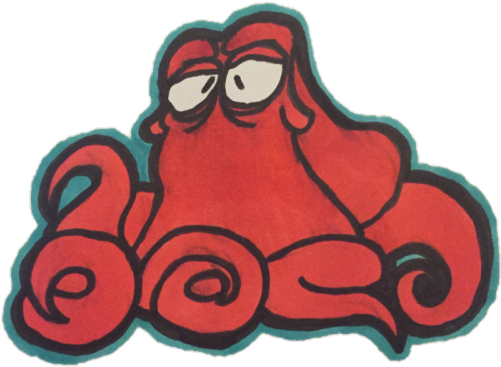 Hank The Octo - Finding Dory (500x500)