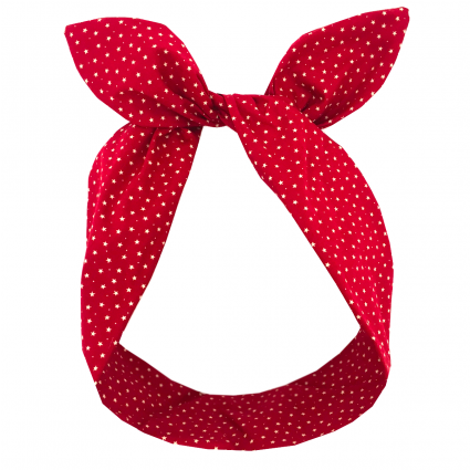 Red Star Wired Headband - Red Star (424x541)