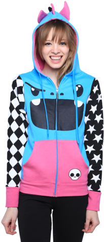 Tribe Star Check Hoodie - Girl (320x480)