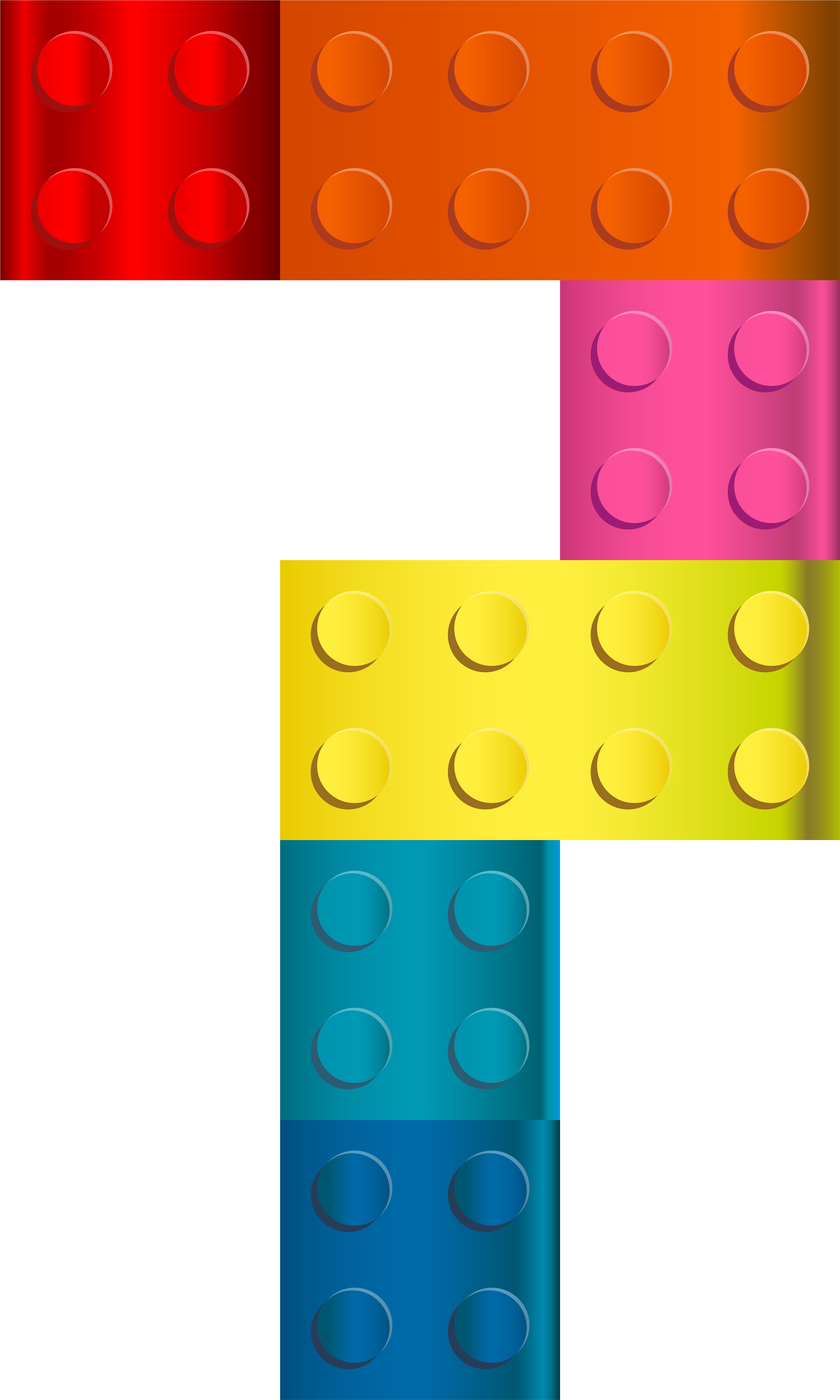 Lego Clipart Number - Lego Number Seven (4801x8000)