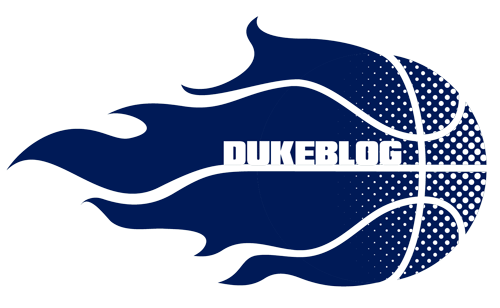 The Blogging Of Blue Devil Basketball - Basketball Logo On Fire (500x356)