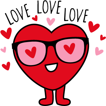 Heart You Messages Sticker-3 - Heart (408x408)