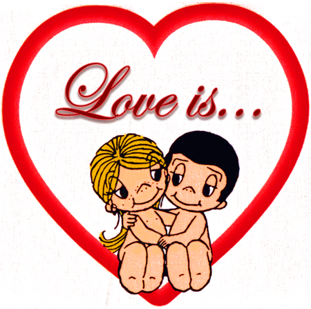 Heart To Heart Dating Service - Cartoon Heart In Love (450x446)