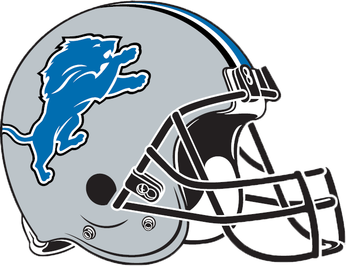 Steelers Lions - Detroit Lions 2017 Helmet (714x548)