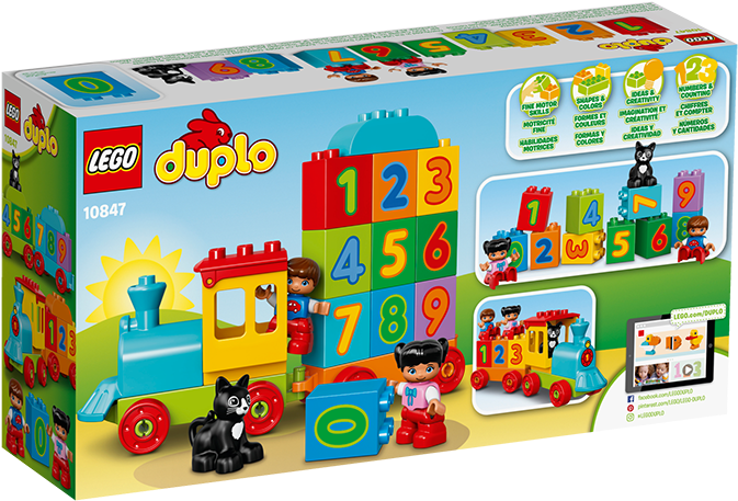 10847 Lego® Duplo® My First Number Train - Lego 10847 Duplo Creative Play Number Train (1000x750)