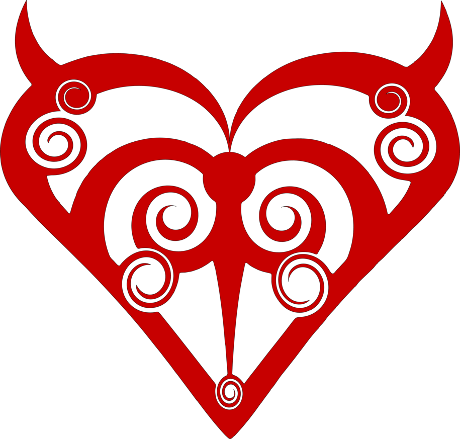 Devil Heart By Justdejan - Love (915x873)