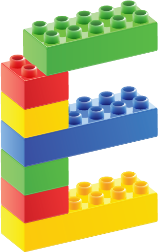 Alfabeto De Bloques E - Letter T In Lego (377x532)