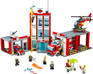Lego 60110 Fire Station - Lego City Fire Station (350x350)