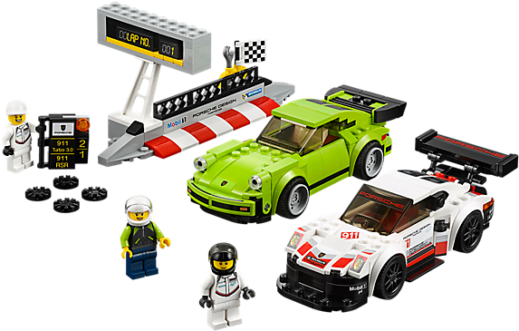 <p>get Set To Race The Lego® Speed Champions Porsche - Lego Speed Champions 2018 (600x450)