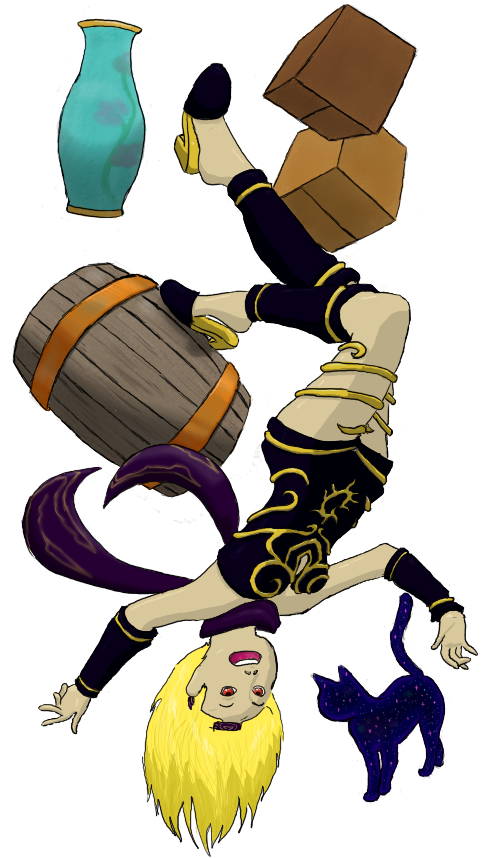 Kat From Gravity Rush - Gravity Rush (500x900)